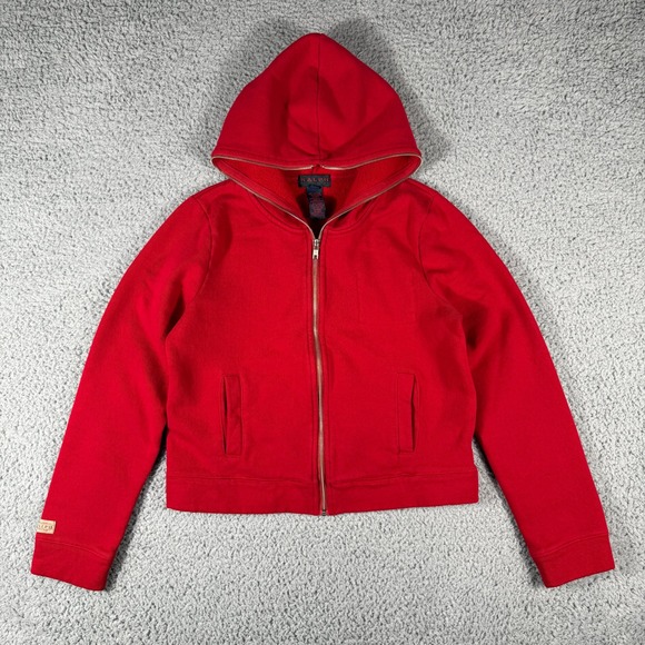 Vintage Ralph by Ralph Lauren Full Zip Hoodie Size Medium Bape Style Hood Zip - Picture 4 of 10